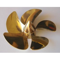 ŠROUB AERO DRIVE MOSAZ 60L (7183/15) 5-BLADE WYP!