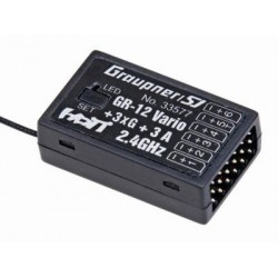 PŘIJÍMAČ GRAUPNER / SJ GR-12 + 3XG + 3A + VARIO (33577) HOTT