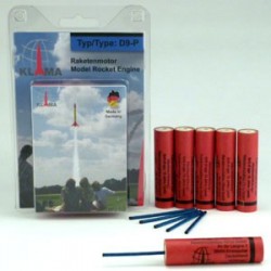 KL.SILNIK RAKIETOWY D9-P OPAKOWANIE 6 sztuk (0499) GERMANY