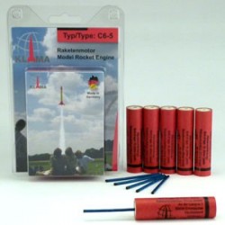 KL.SILNIK RAKIETOWY C6-5 OPAKOWANIE 6sztuk (0365) GERMANY
