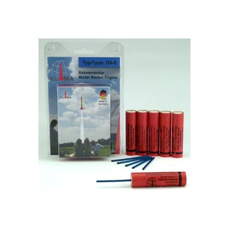 KL.SILNIK RAKIETOWY D9-0 OPAKOWANIE 6SZT. (0490)