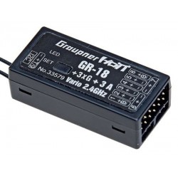 GRAUPNER/SJ HOTT ODBIORNIK GR- 18+3XG+3A (33579)