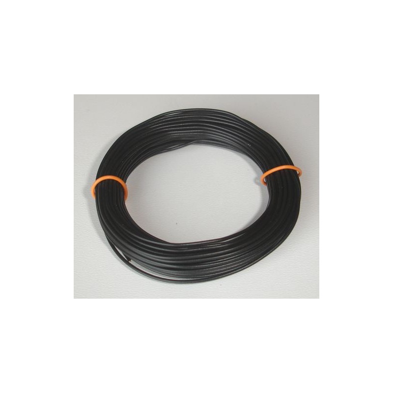 PRZEWÓD 1*0,055mm2 "LINKA" 10mb CZARNY(51421) GERMANY