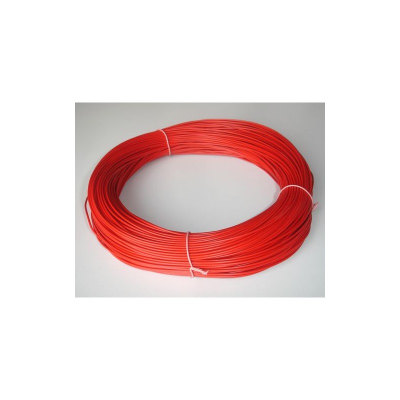 PRZEWÓD 1*0,5 MM2 &#34LINKA&#34 1 MB. CZERWONY (51600) GERMANY