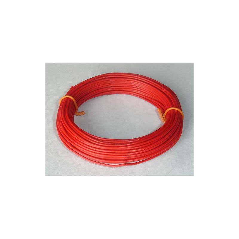 PRZEWÓD 1*0,14 MM2 &#34LINKA&#34 10 MB. CZERWONY (51410) GERMA