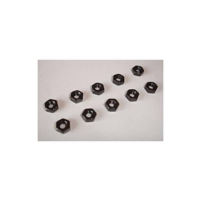 MP0106SB NAKRĘTKA M3 (10 sztuk)ANODOWANA CZARNA