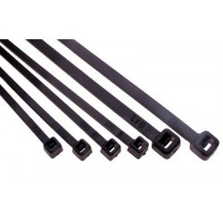 OPASKI ZACISKOWE (CZARNE) 3,6 MM/300MMMEGA