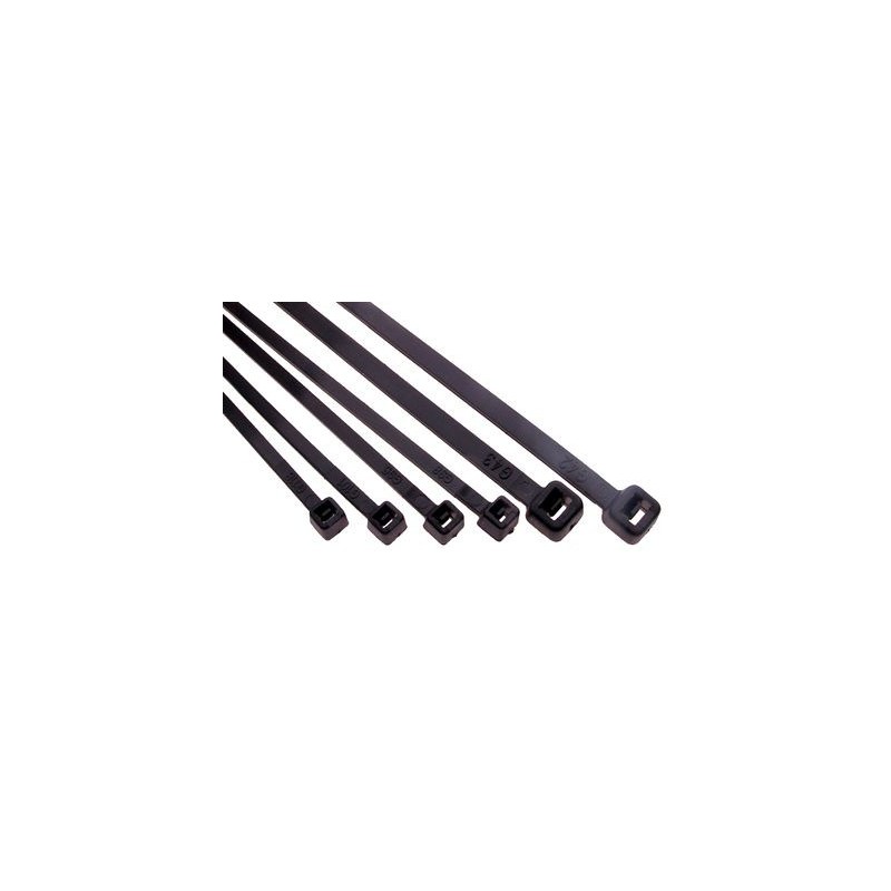 OPASKI ZACISKOWE (CZARNE) 3,6 MM/300MMMEGA