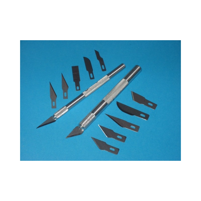EXCEL NOŻYKI ALUMINIOWE K1+K2 + OSTRZA (EX19062)