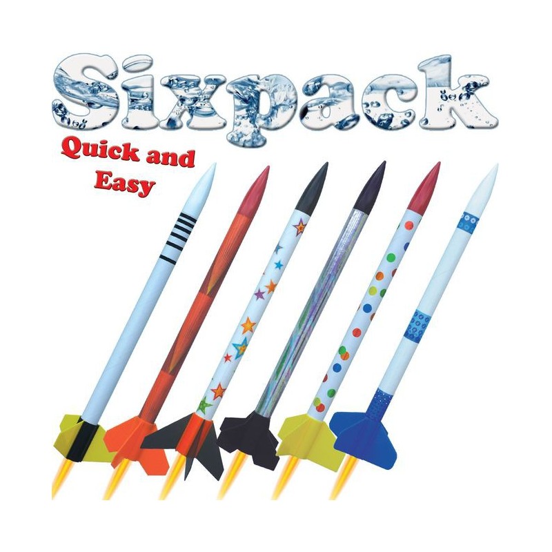 KL.RAKIETY SIXPACK QUICK AND EASY (2501) ZESTAW 6 SZT.