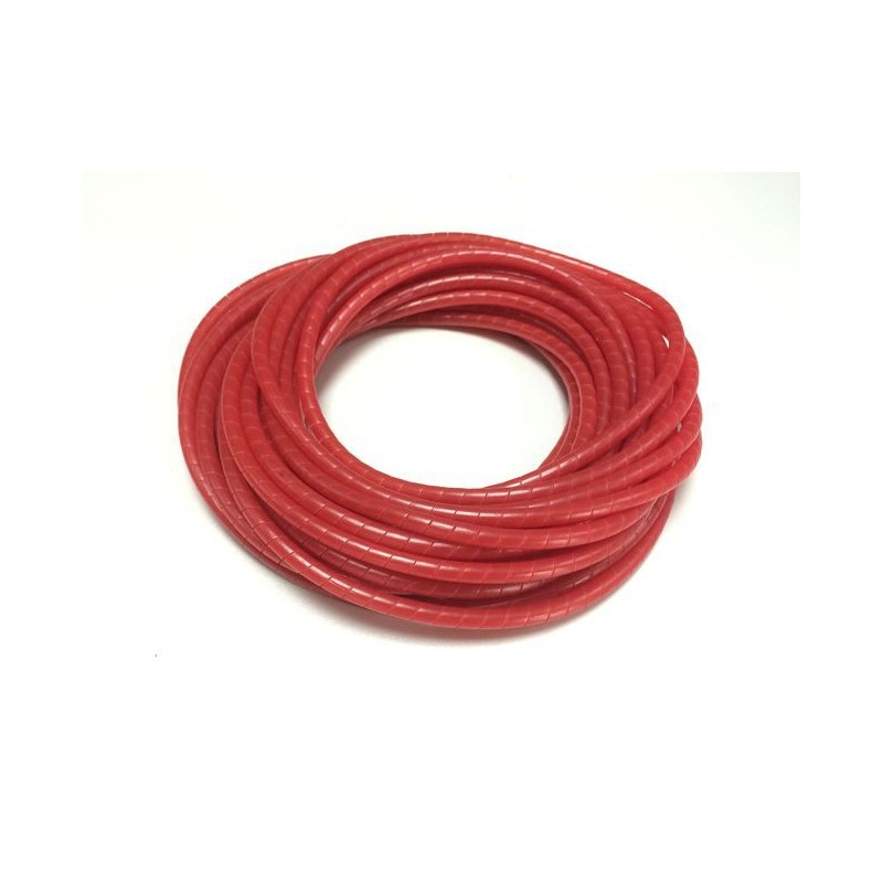 WĄŻ OCHRONNY 3/2/1000MM. CZERWONY (SPIRALA)