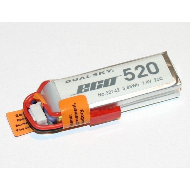DUALSKY  7.4V/ 520MAH 25C ECO 