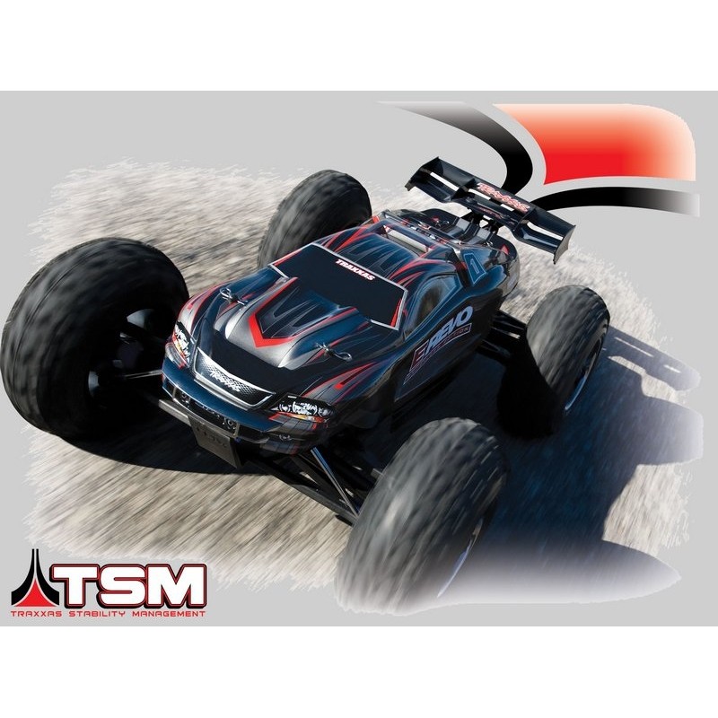 TRAXXAS E-REVO BRUSHLESS 4WD TSM MONSTERTRUCK 1/10 (56087)