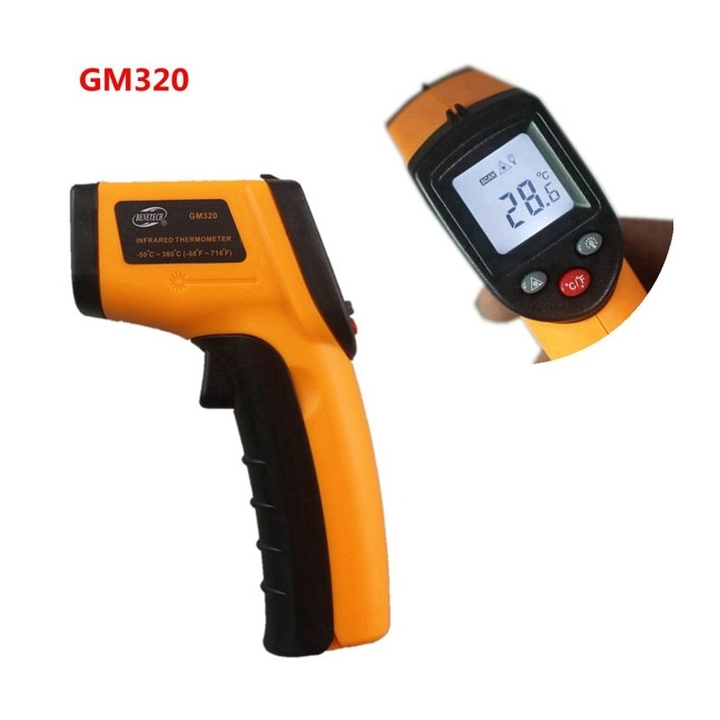 TERMOMETR BEZPRZEWODOWY GM 320 oryginałBENETECH (-50 - +380 C)