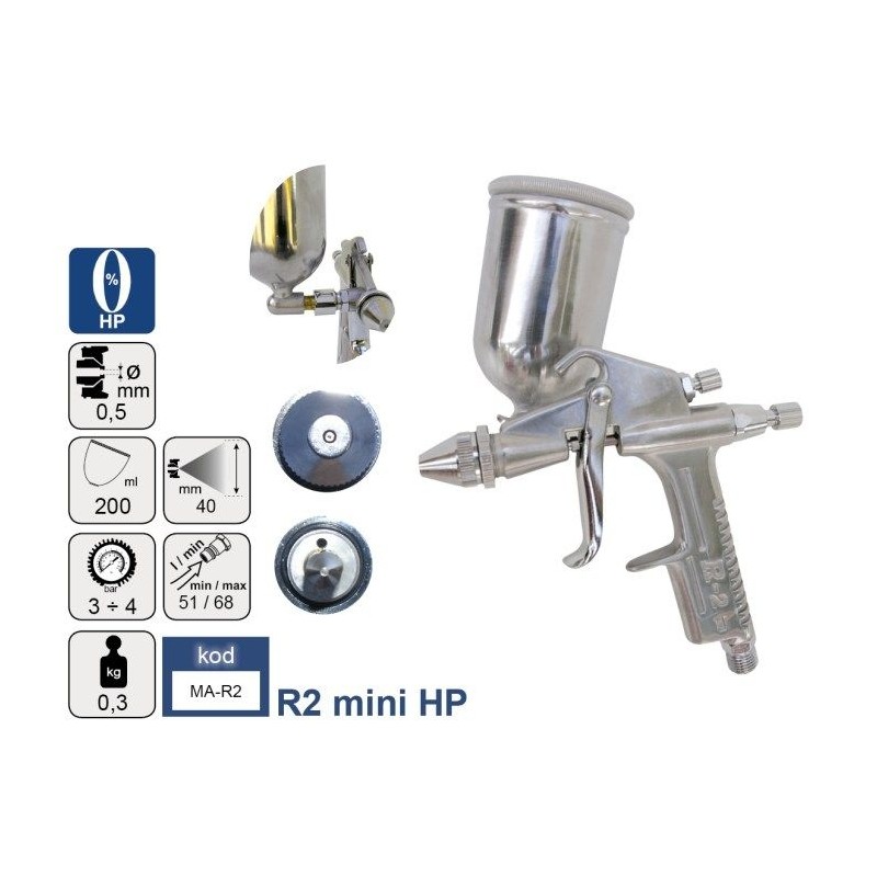 ADLER PISTOLET LAKIERNICZY mini R-2/K3 (