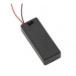 KOSZYK NA BATERIE R3x2 + WYŁĄCZNIK (2666)