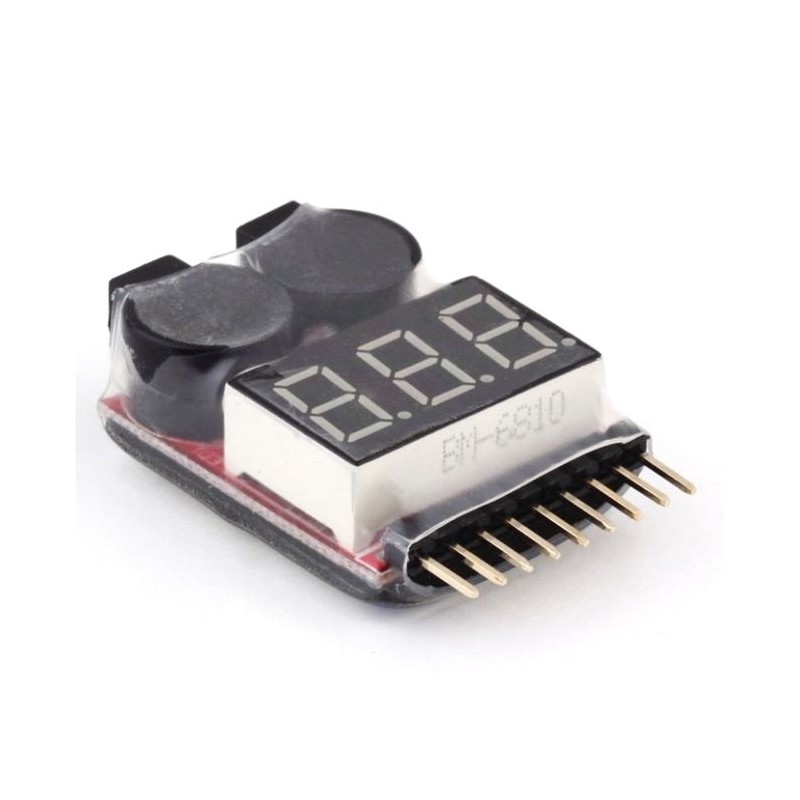 WSKAŹNIK NAPIĘCIA BUZZER 1-8S ABC z alarmem