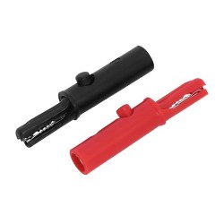 CROCODILE WITH BANANA SOCKET (4892) RED / BLACK SET 