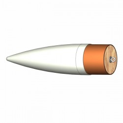 KL.GŁOWICA DO RAKIETY 75MM. BIAŁA