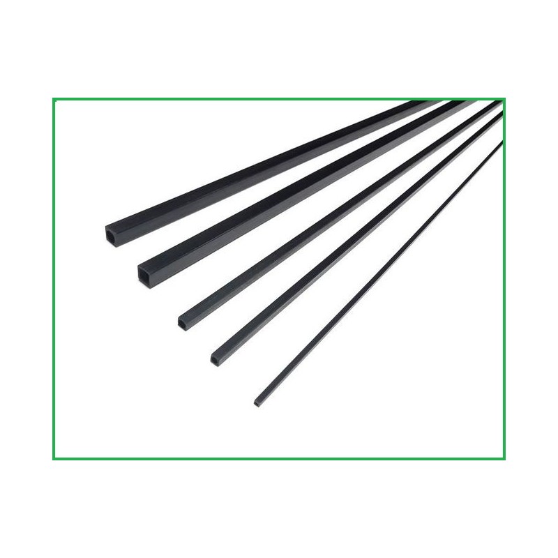 RURKA WĘGLOWA  2,5*2,5*1000MM (PROFIL KWADRATOWY)