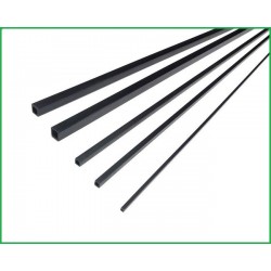 CARBON TUBE SQUARE 10 * 10 * 1000 mm (8,5 mm čtvercový otvor)