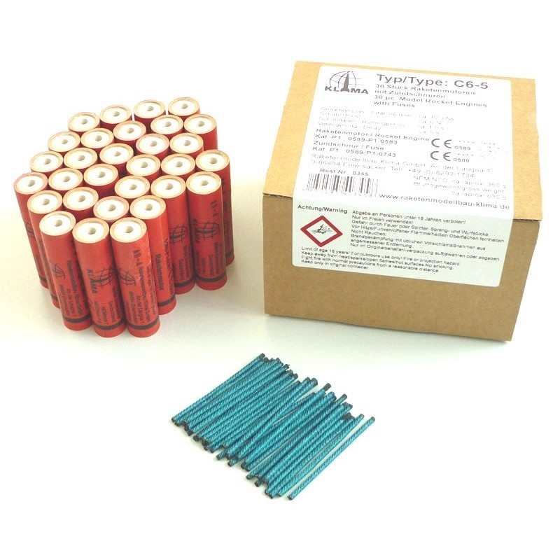 KL.SILNIK RAKIETOWY C6-5 OPAKOWANIE 30sztuk (0345) GERMANY