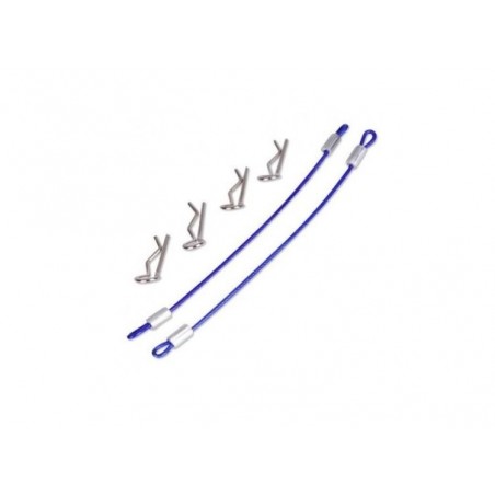 SPINKI KAROSERII + LINKA 100mm (BLUE) 