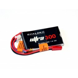 DUALSKY 7.4V/ 300MAH 50C/5C ULTRA