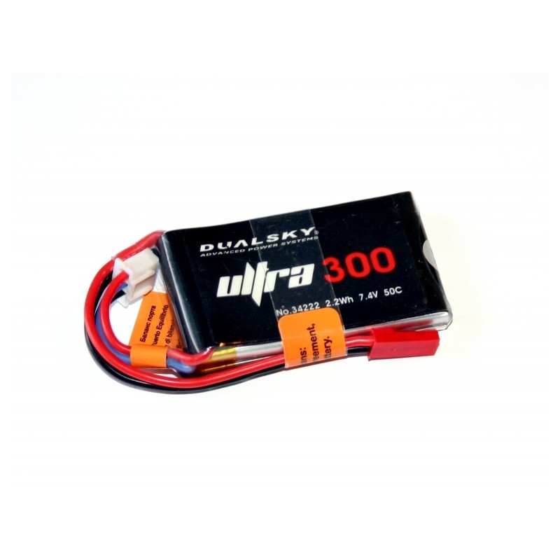 DUALSKY 7.4V/ 300MAH 50C/5C ULTRA
