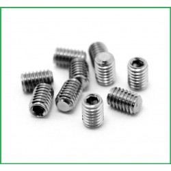 ŚRUBA NIERDZ. M2* 5mm KOŁEK DOCISKOWY (10 sztuk)