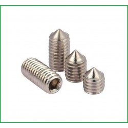 ŚRUBA NIERDZ. M2* 5mm KOŁEK DOCISKOWY STOŻKOWY (10SZT)