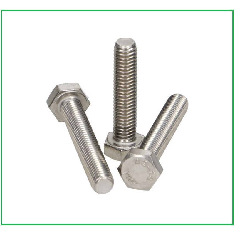 ŚRUBA NIERDZ. M3*30MM (10SZT) SZEŚCIOKĄT 