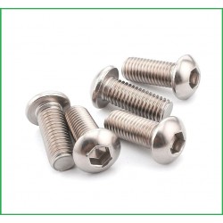 ŚRUBA NIERDZ. M3*30MM KULISTA IMBUS(10SZT)