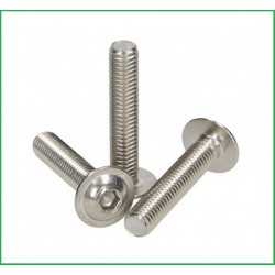 NEREZOVÝ ŠROUB M4 * 6 MM. Sférická slitina s límcem (10 ks)