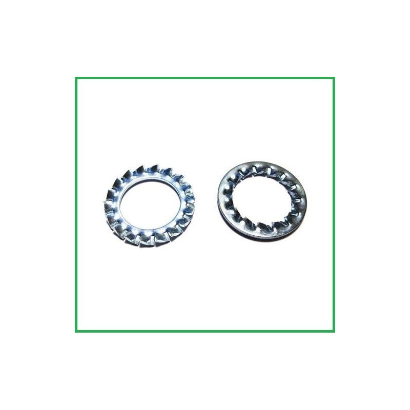 PODKŁADKA NIERDZ. M4 (10szt) ZĄBKI WEW.