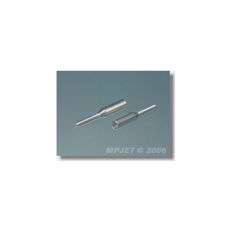 MP2040 KOŃC.BOWDENA 4MM/M2,5 2SZT. ALUMINIOWA