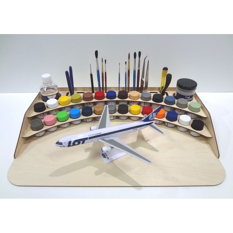 HOBBY MAX: STOLIK MODELARSKI POD FARBYREVELL, TAMIYA, PACTRA