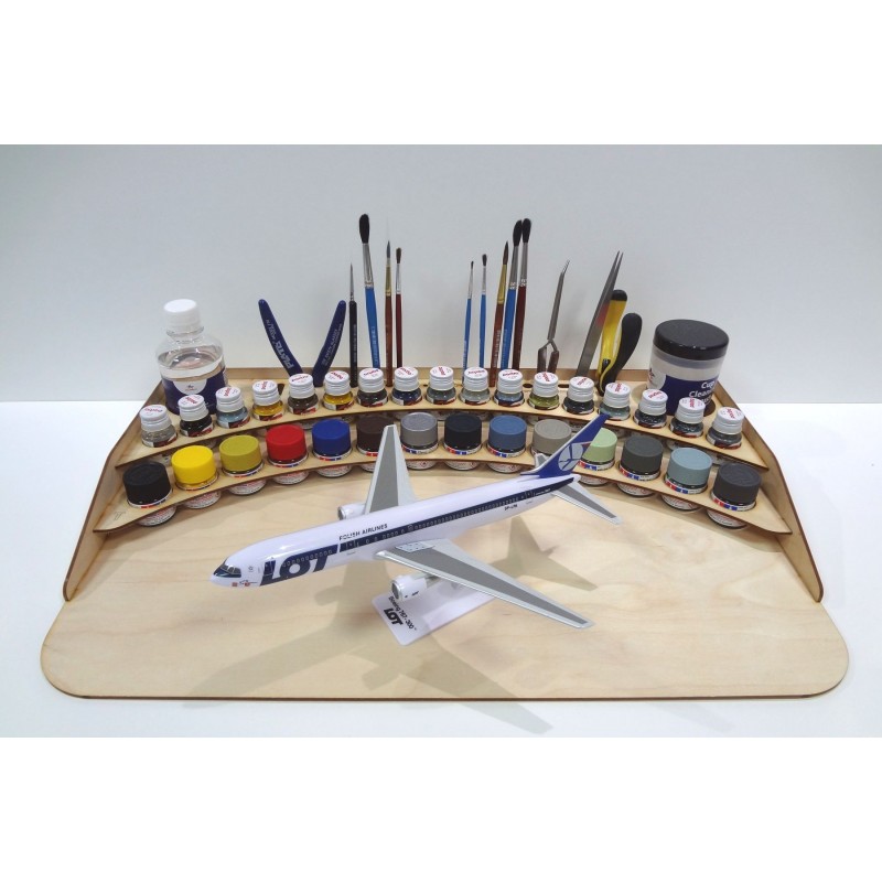 HOBBY MAX: STOLIK MODELARSKI POD FARBYREVELL, TAMIYA, PACTRA