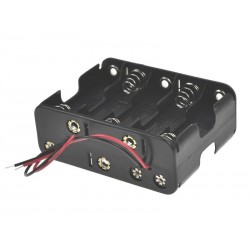 BH 2x5 R6*10 (AA) BATTERY BASKET with cable