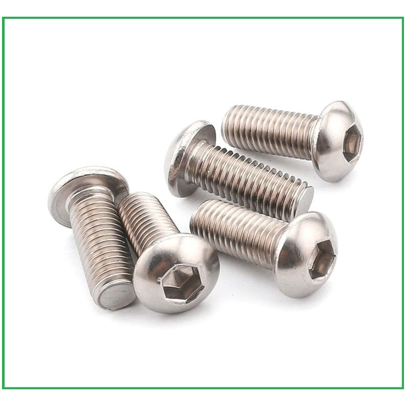 ŚRUBA NIERDZ. M3* 8MM KULISTA IMBUS(10SZT)