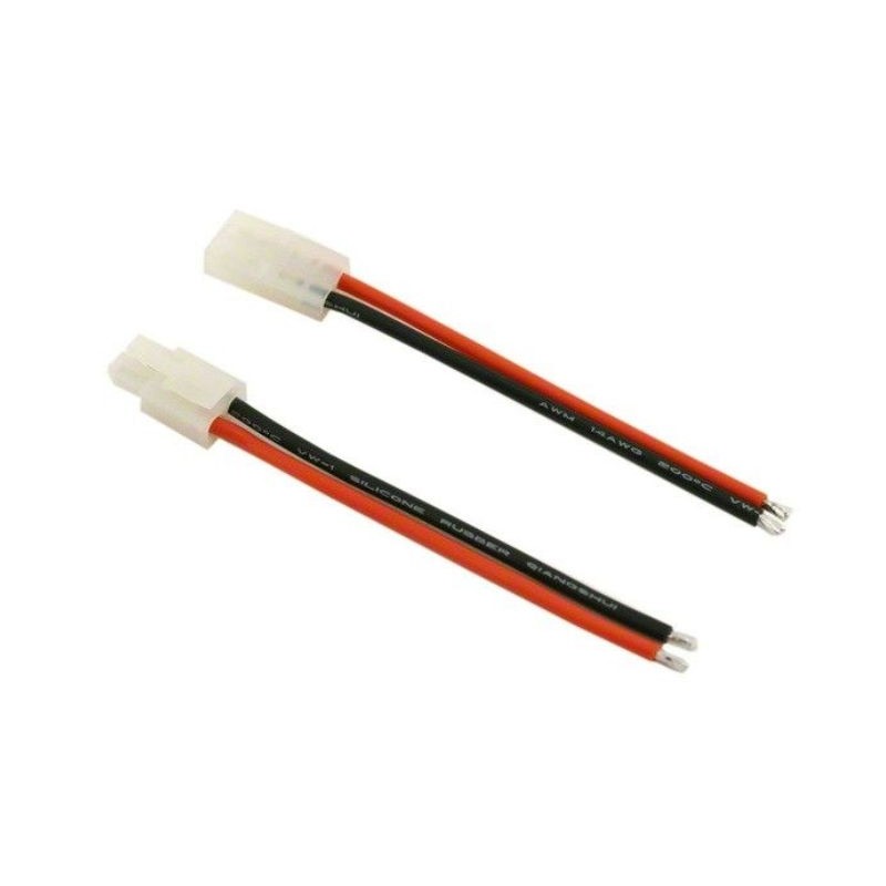 KONEKTOR TAMIYA Z PRZEWODEM - KOMPLET (męski + żeński)