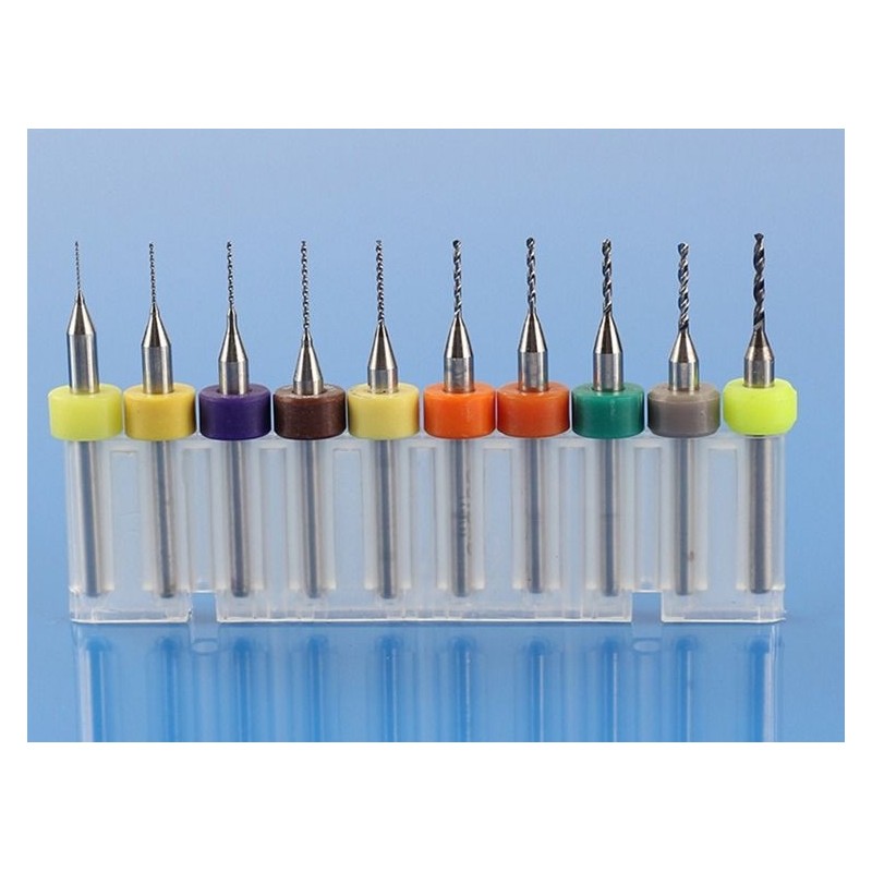 ZESTAW WIERTEŁ DO PCB 0,3-1,2mm