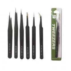 ANTIMAGNETIC TWEEZERS - set of 6 pcs