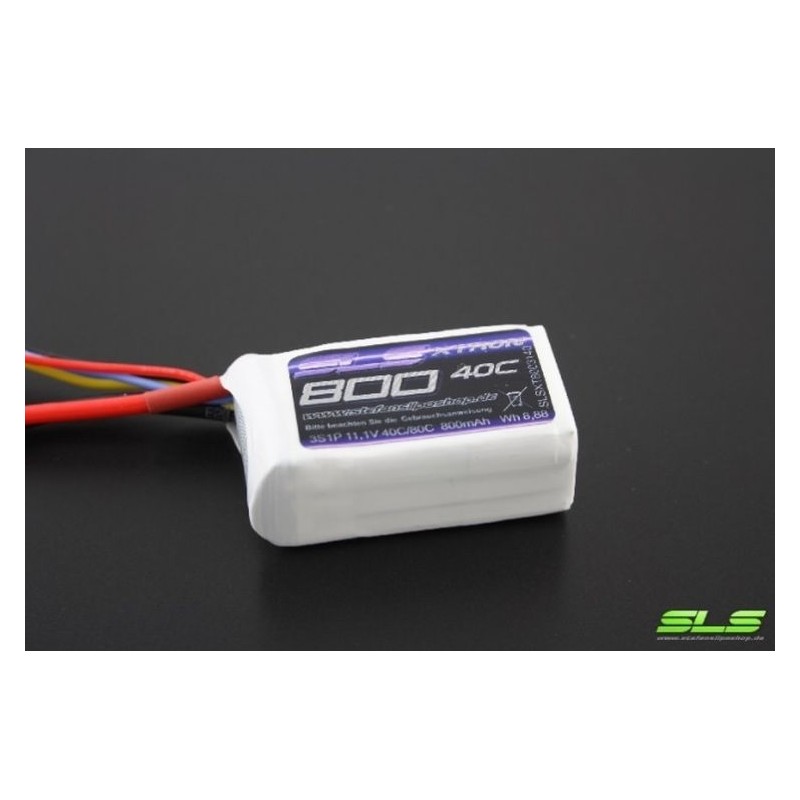 SLS 11,1V/ 800MAH 40C/80C XTRON