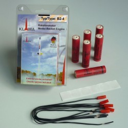 KL.SILNIK RAKIETOWY B2-4 + ZAPALNIK ELEK6 sztuk (0235) GERMANY