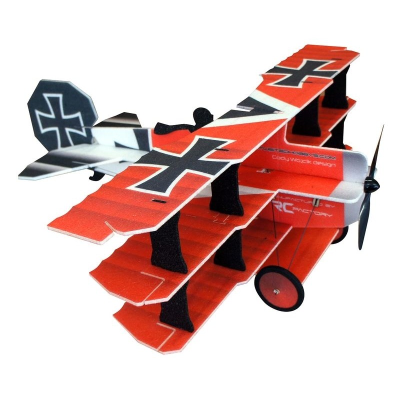 RC FACTORY CRACK FOKKER Dr.I RED (L12)