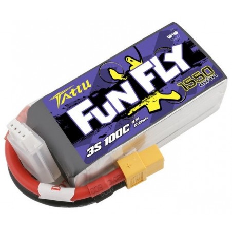 GENS ACE 11.1V/1550 MAH 100C TATTU Funfly Series