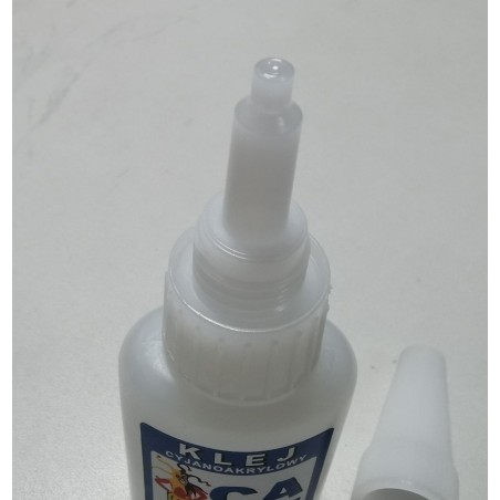 KLEJ CYJAN.  20G RZADKI Z IGŁĄ JOKER 