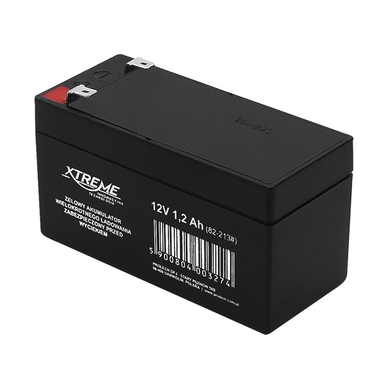 AKUMULATOR ŻELOWY 12 V- 1.2 Ah XTREME