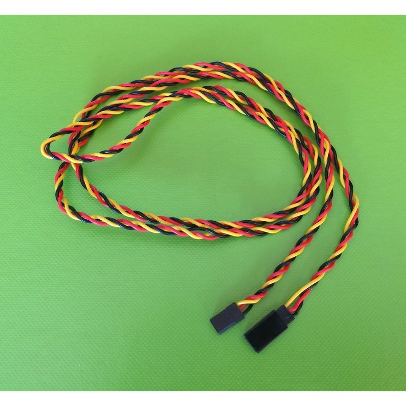 PRZEDŁUŻACZ DO SERW JR 120cm - SKRĘTKA0,33mm (22AWG)